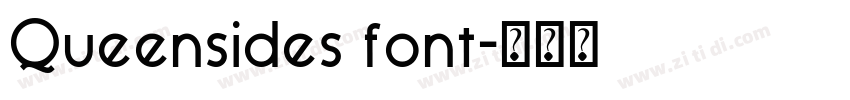 Queensides font字体转换